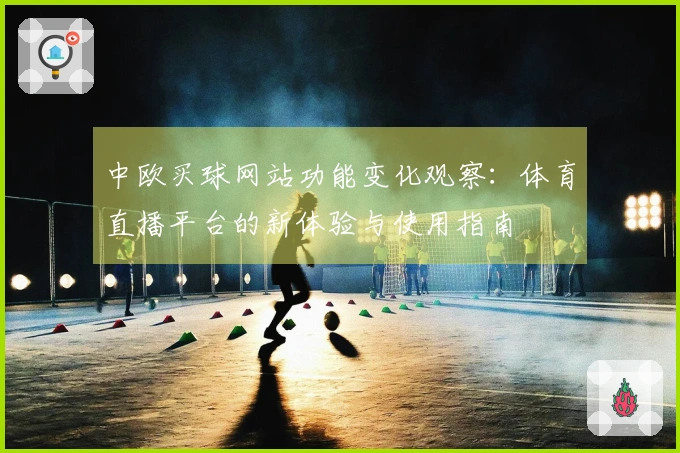 中欧买球网站功能变化观察:体育直播平台的新体验与使用指南